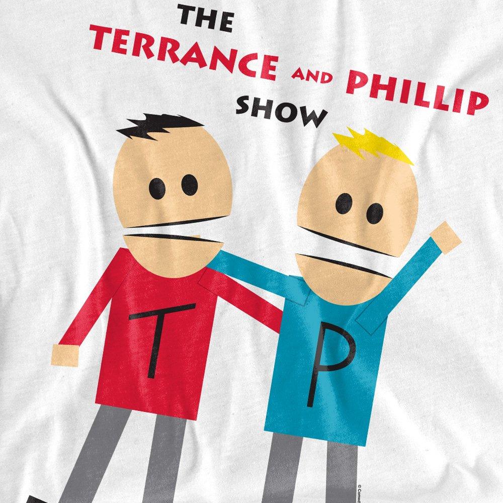 White - South Park - South Park Terrance And Phillip T-Shirt White - 2