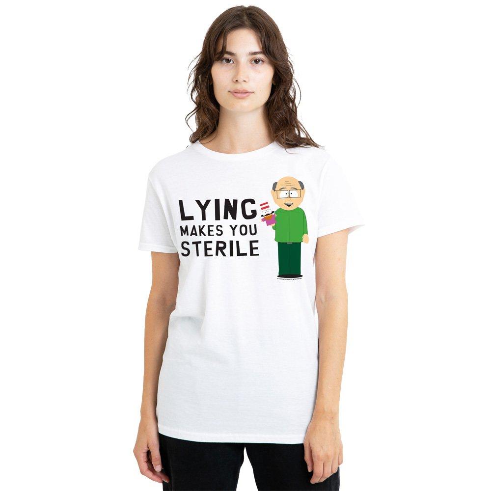 South Park South Park Lying Makes You Sterile T-Shirt White