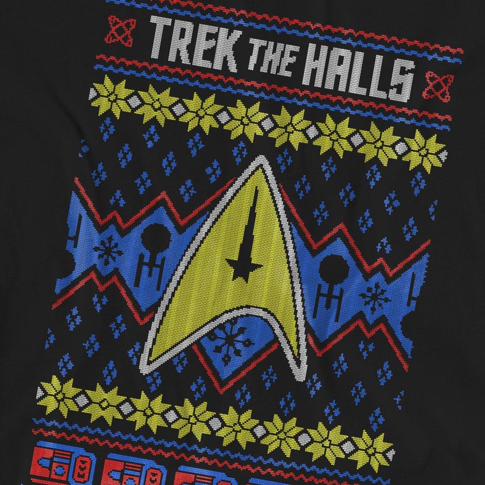 Black - Star Trek - Star Trek Trek The Halls Ugly Christmas T-Shirt B - 2
