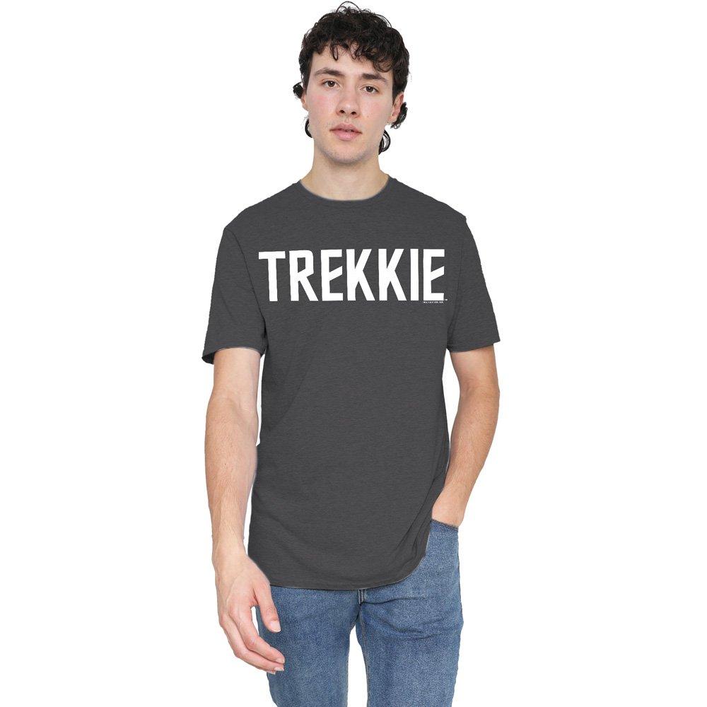 Charcoal - Star Trek - Star Trek Trekkie-Adult Heather Black - 1