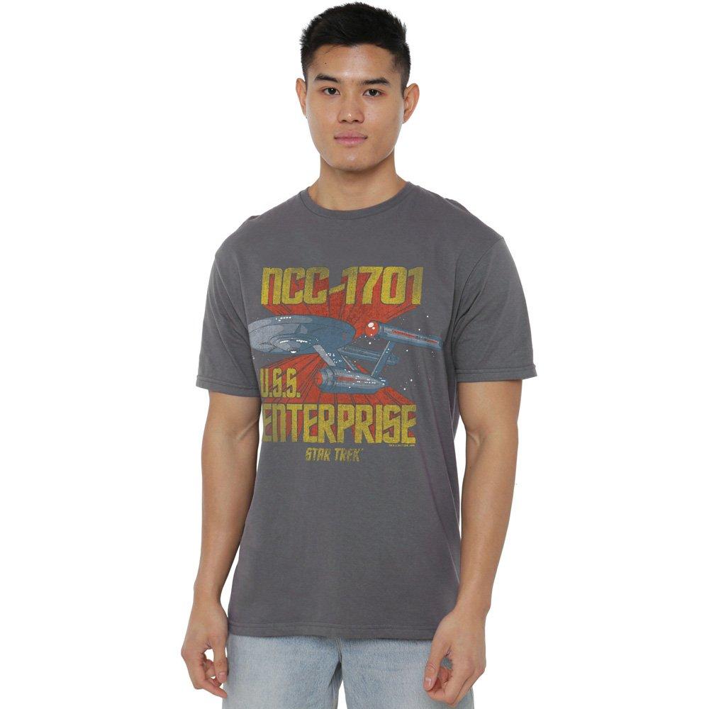 Charcoal - Star Trek - Star Trek Ncc1701- Unisex T Shirt Charcoal - 1