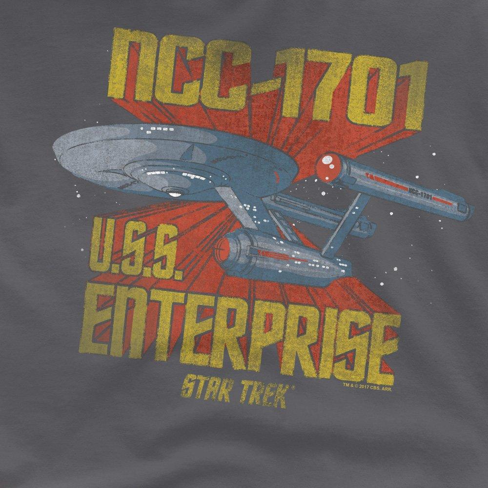 Charcoal - Star Trek - Star Trek Ncc1701- Unisex T Shirt Charcoal - 2