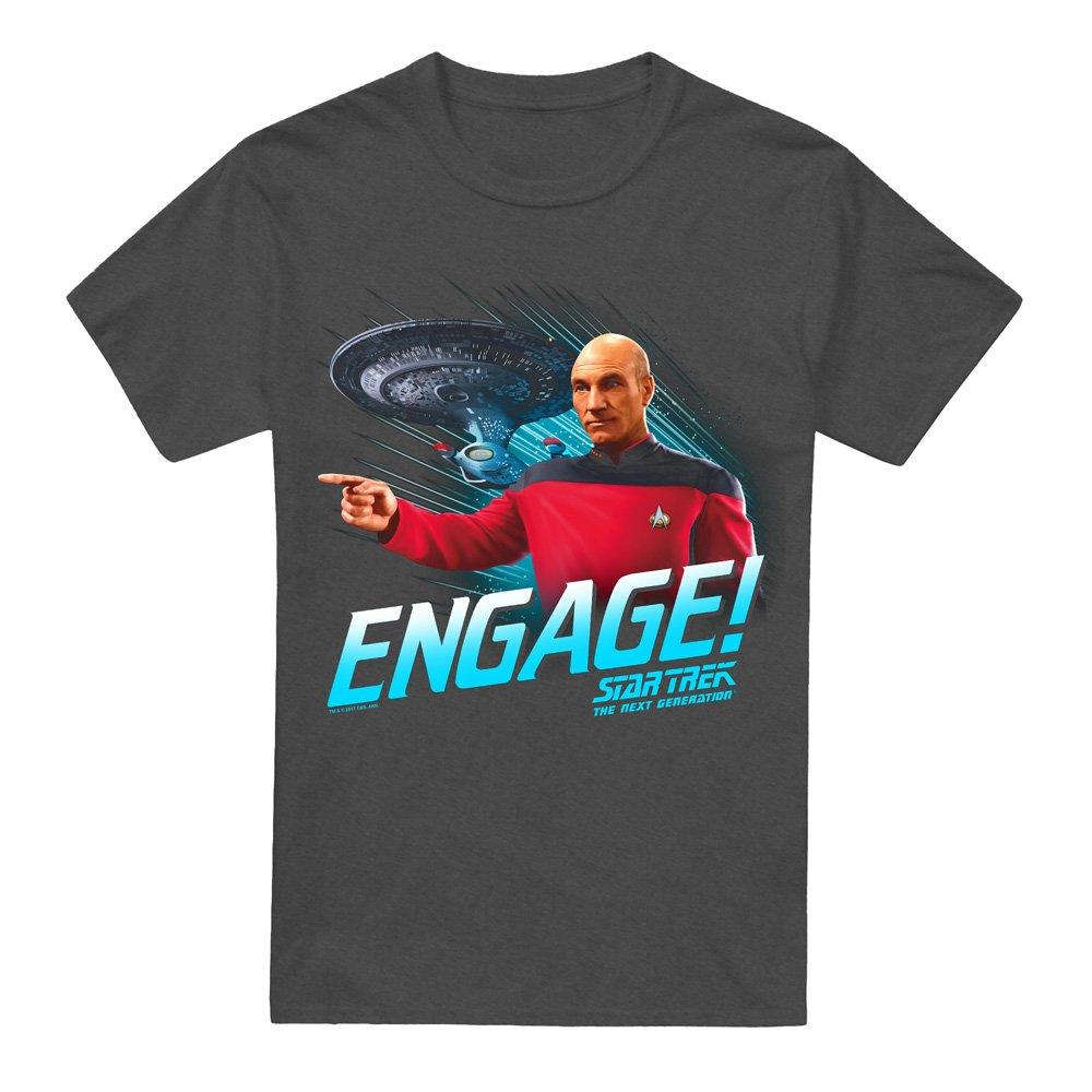Charcoal - Star Trek - Star Trek Engage-Adult Heather Black - 4