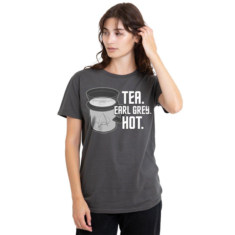 Charcoal - Star Trek - Star Trek Earl Grey T-Shirt Charcoal - 1