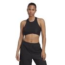 Noir - adidas Pharrell - Yoga Studio Wrapped Rib Tank Top Womens Vest - 2