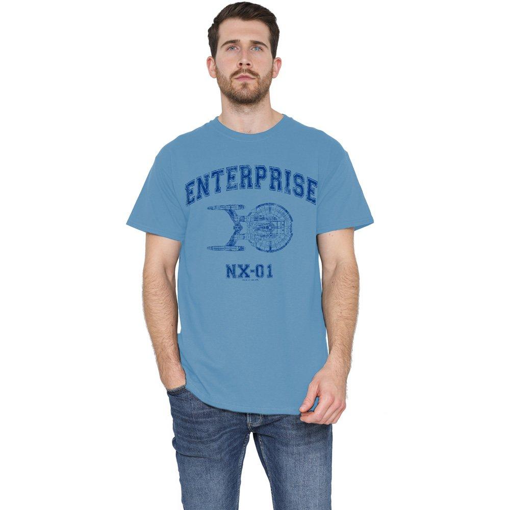 Blue - Star Trek - Star Trek Enterprise Athletic Unisex T Shirt Caro - 1