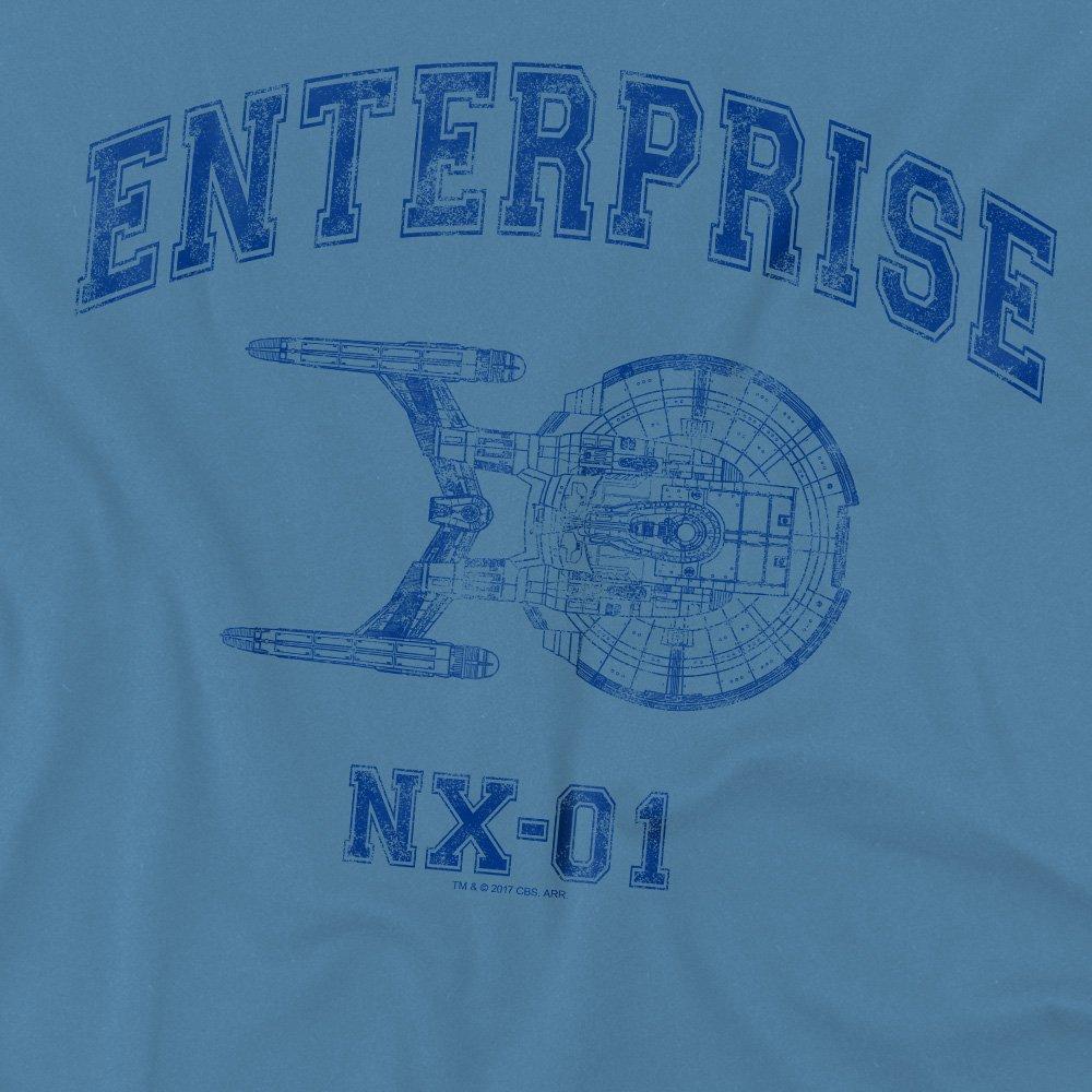 Blue - Star Trek - Star Trek Enterprise Athletic Unisex T Shirt Caro - 2