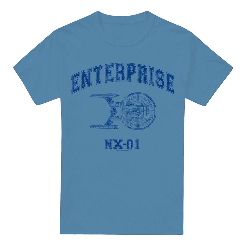 Blue - Star Trek - Star Trek Enterprise Athletic Unisex T Shirt Caro - 4