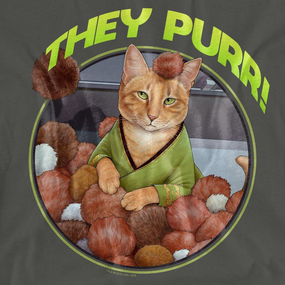 Charcoal - Star Trek - Star Trek The Purr T-Shirt Charcoal - 2