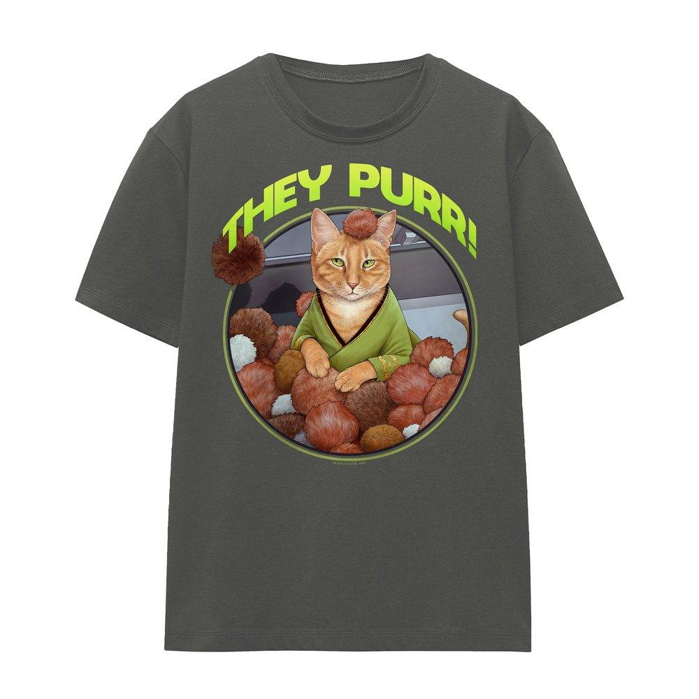 Charcoal - Star Trek - Star Trek The Purr T-Shirt Charcoal - 4
