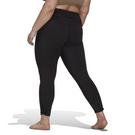 Noir - adidas - Yoga Studio Gathered 7/8 Leggings (Plus Size) Wome Gym Legging Womens - 3