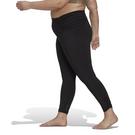 Noir - adidas - Yoga Studio Gathered 7/8 Leggings (Plus Size) Wome Gym Legging Womens - 5