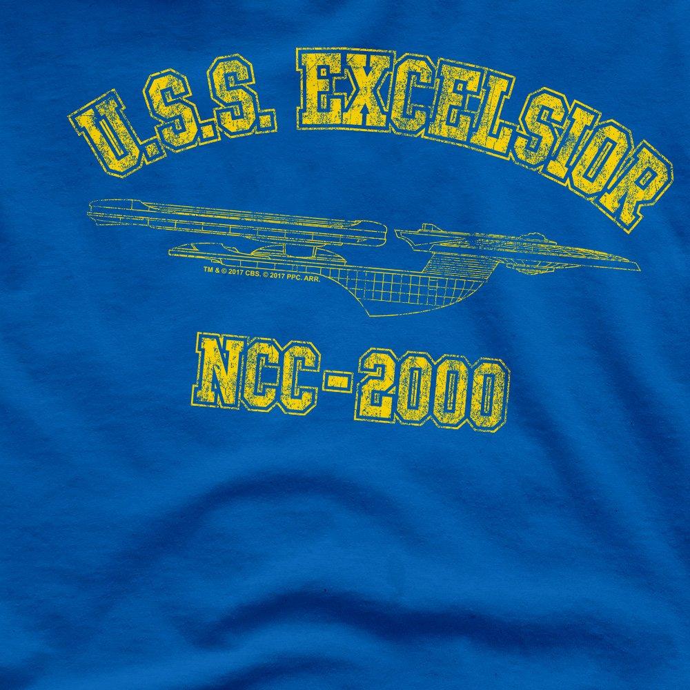 Royal - Star Trek - Star Trek Excelsior Athletic Unisex T Shirt Royal - 2