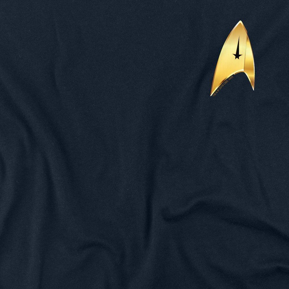 Navy - Star Trek - Star Trek Discovery Command Badge Long Sleeve T-Sh - 2