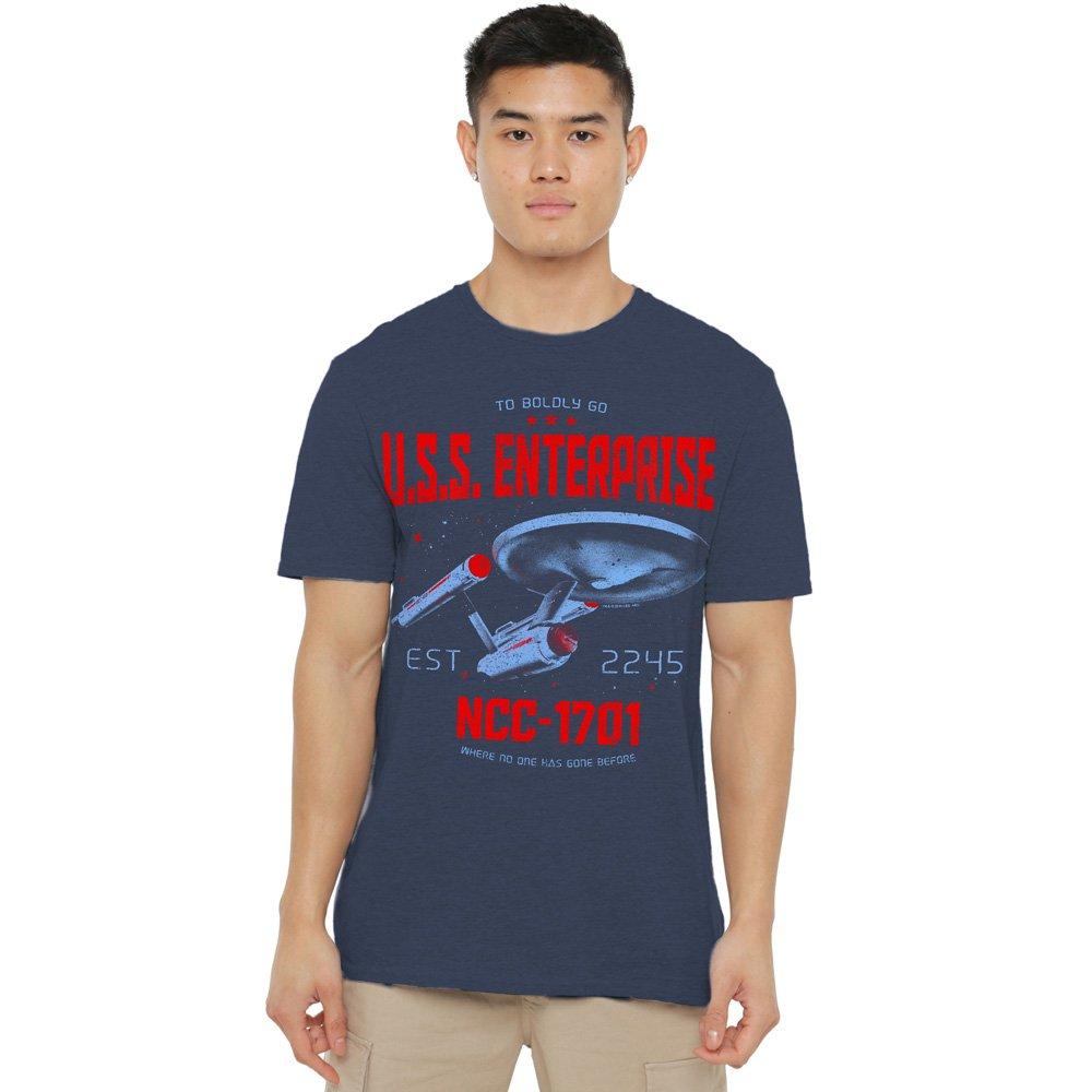 Navy - Star Trek - Star Trek Stardate 2245-Adult Heather Navy - 1