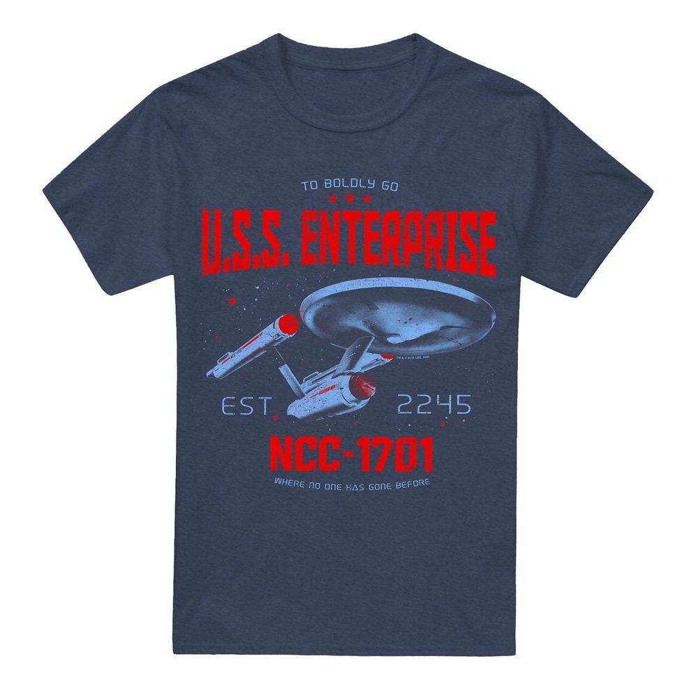 Navy - Star Trek - Star Trek Stardate 2245-Adult Heather Navy - 4