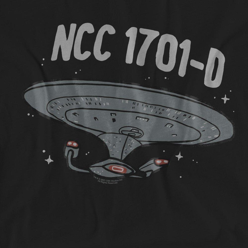 Black - Star Trek - Star Trek The Next Generaton T-Shirt Black - 2