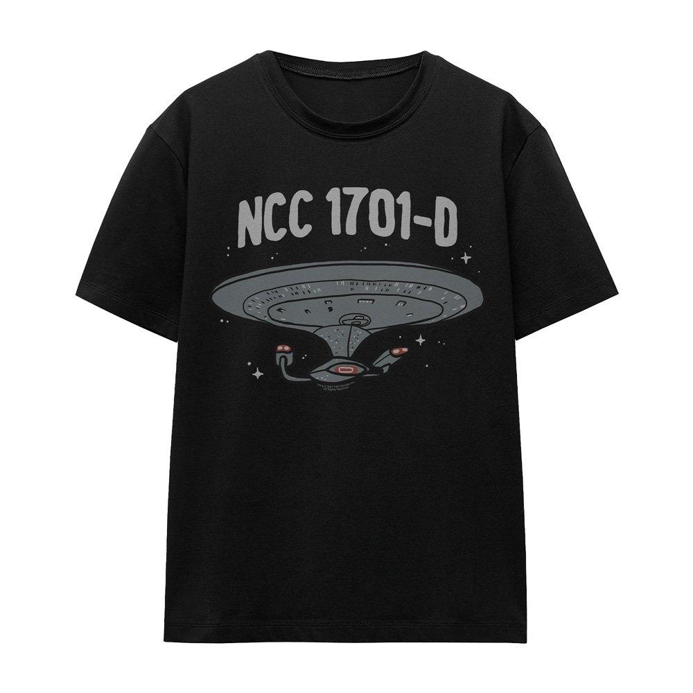 Black - Star Trek - Star Trek The Next Generaton T-Shirt Black - 4