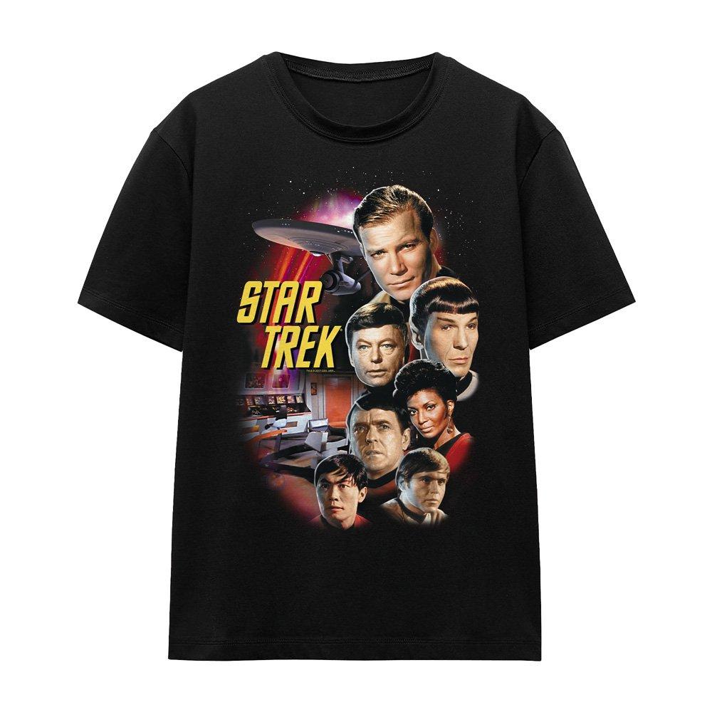 Black - Star Trek - St Original The Classic Crew Ladies T Shirt Black - 4