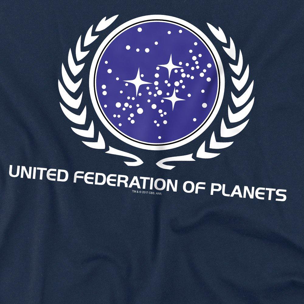 Navy - Star Trek - Star Trek United Federation Logo T Shirt Navy - 2
