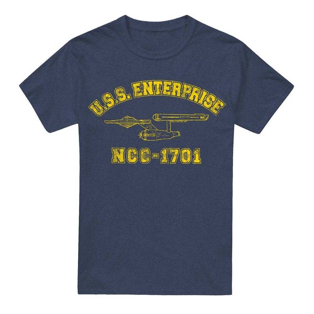 Navy - Star Trek - Star Trek Enterprise Athletic T-Shirt Navy - 4