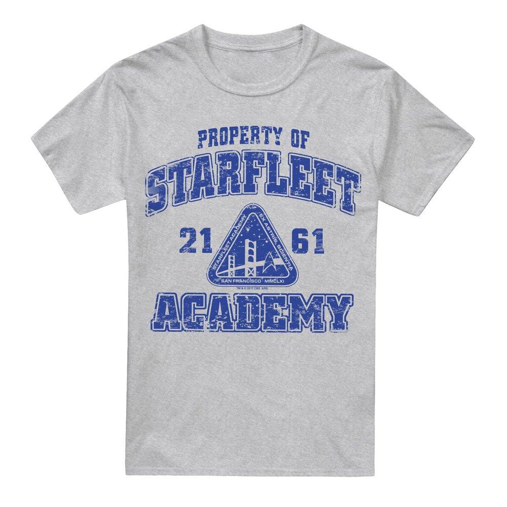 Grey - Star Trek - Star Trek Old School T Shirt Athletic Heather - 4