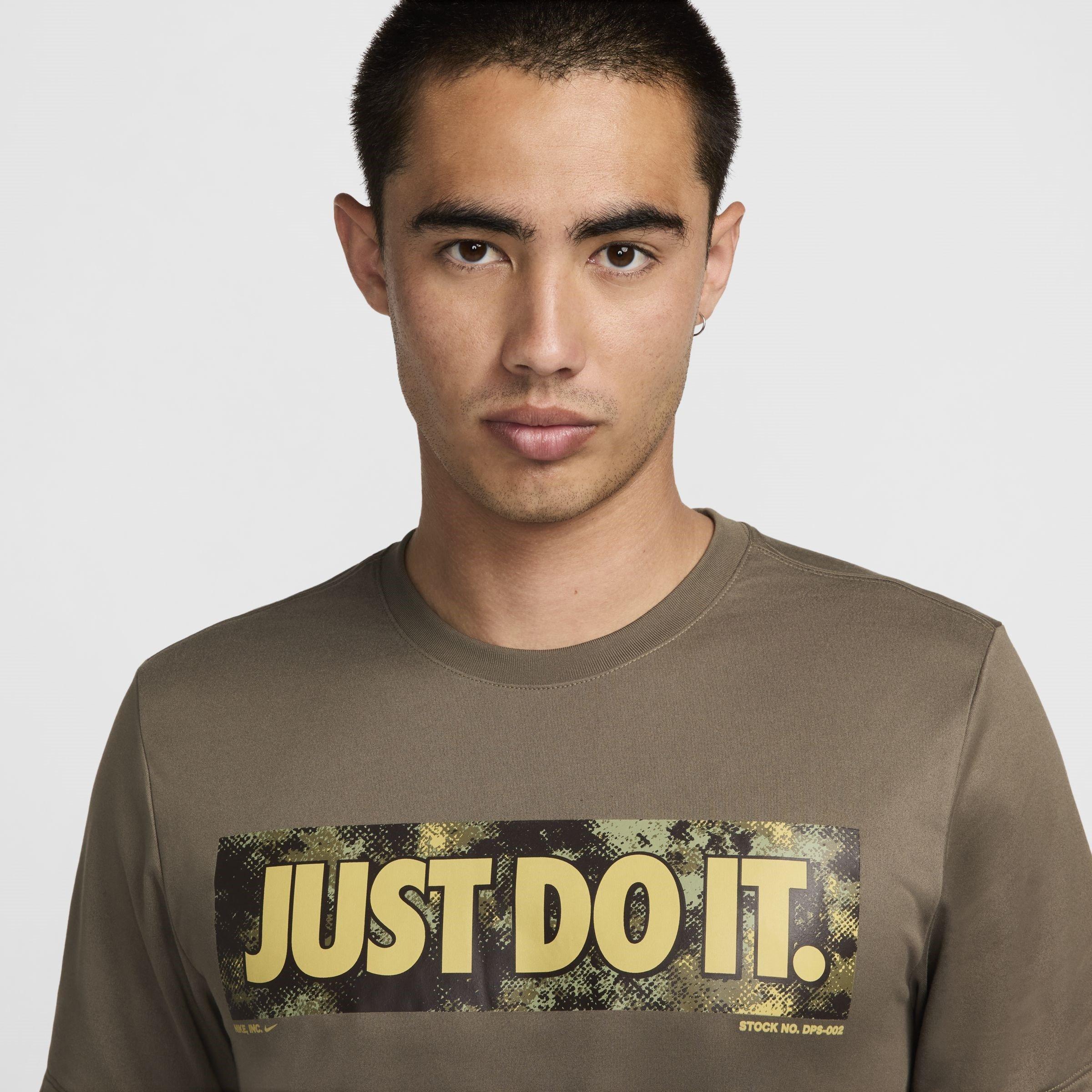 Medium Olive - Nike - Dri FIT Camo Mens Performance T Shirt - 3