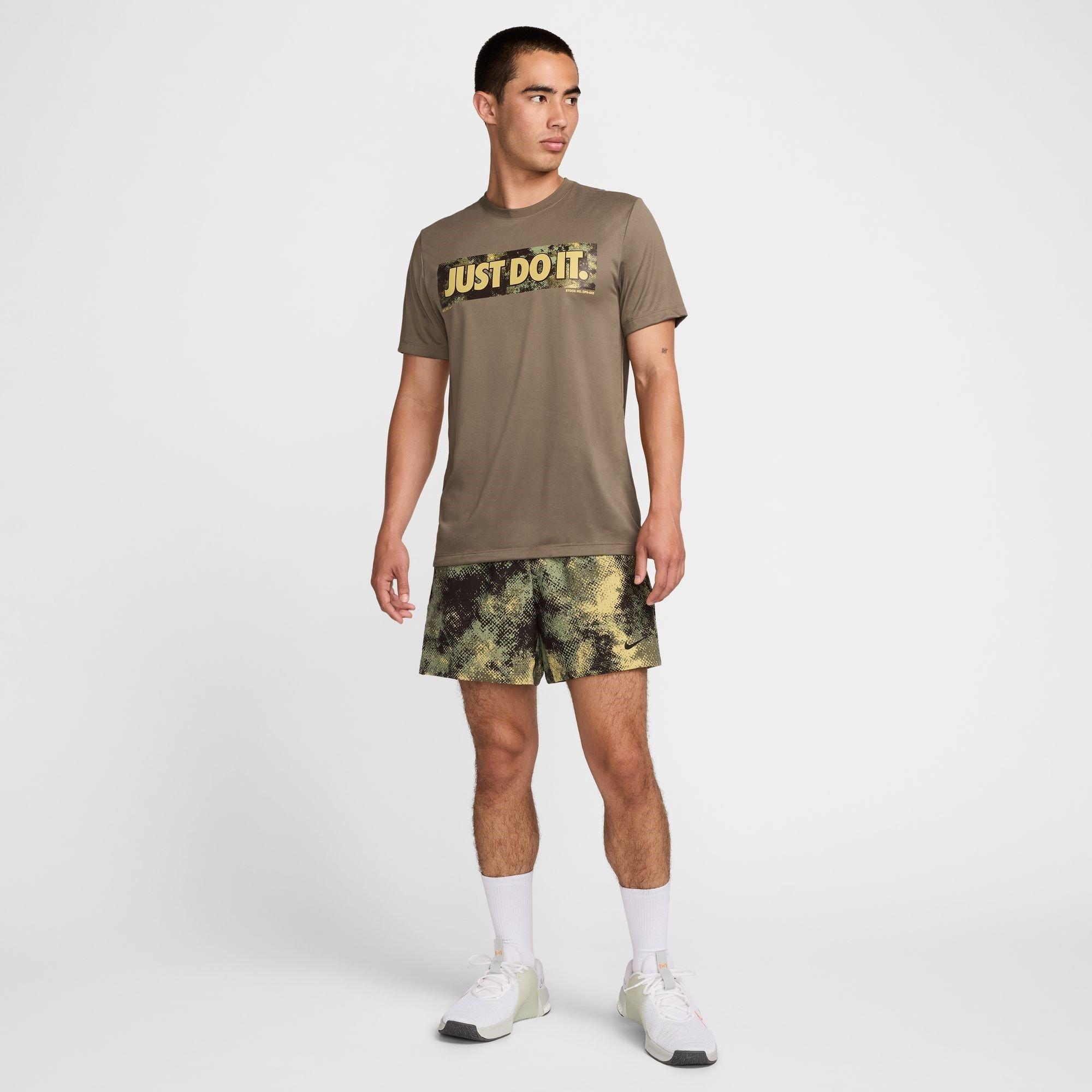 Medium Olive - Nike - Dri FIT Camo Mens Performance T Shirt - 4