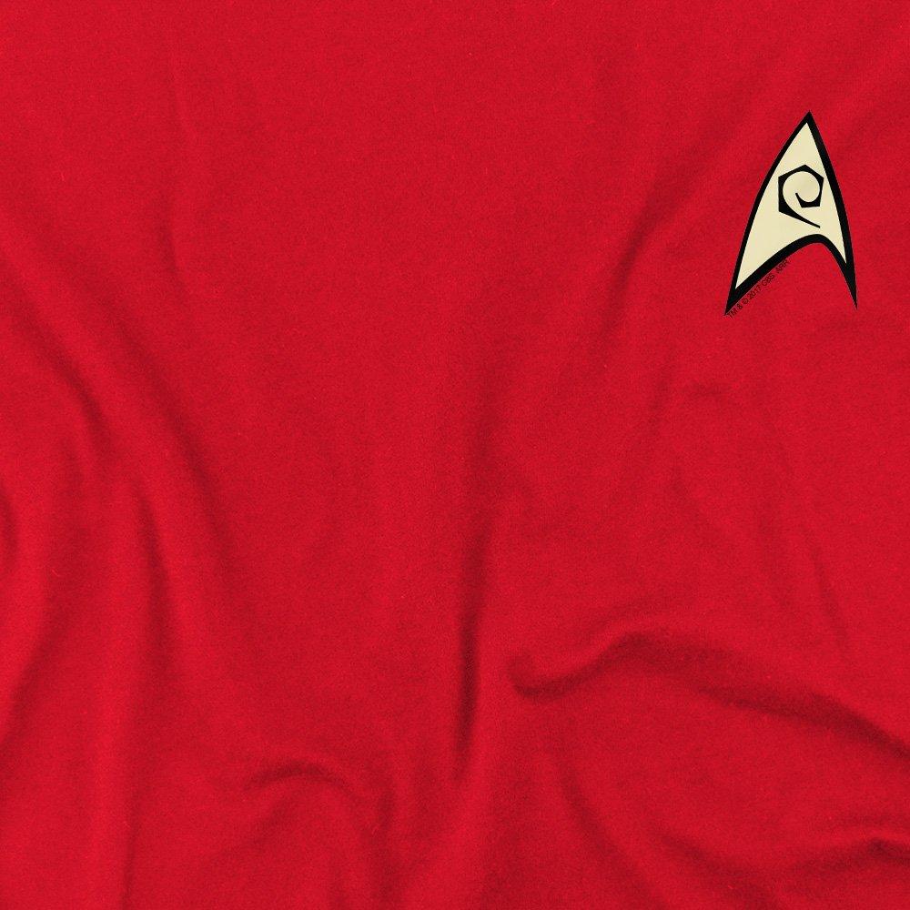 Red - Star Trek - Star Trek Engineering Uniform W Foil T Shirt Red - 2