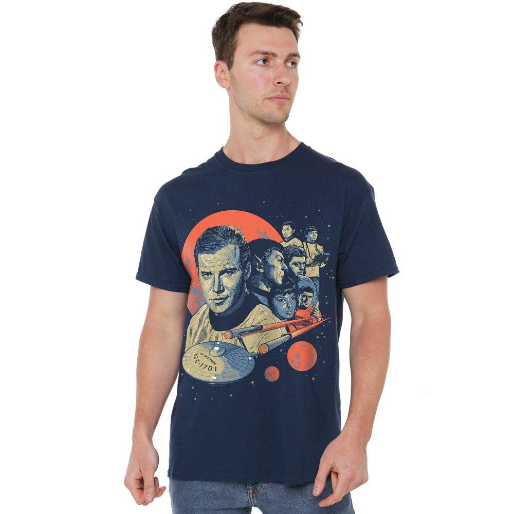 Navy - Star Trek - Star Trek Trek Poster T-Shirt Navy - 1