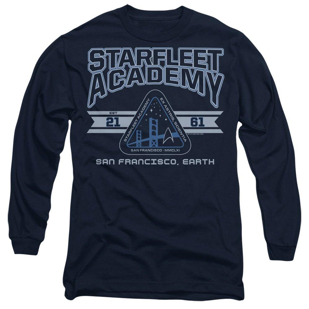 Navy - Star Trek - Star Trek Starfleet Academy Earth Long Sleeve T-Sh - 1