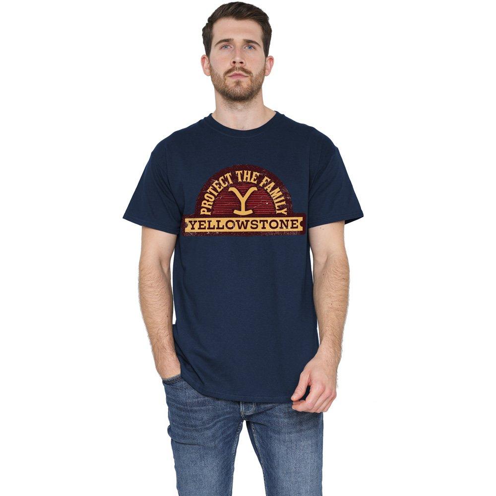 Navy - Other - Yellowstone Protect The Family Patch Unisex T Shir - 1