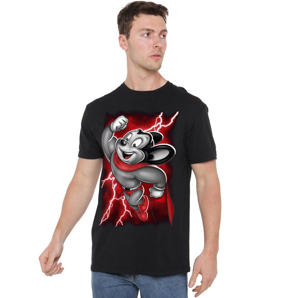 Black - Other - Mighty Mouse Mighty Storm Unisex T Shirt Black - 1