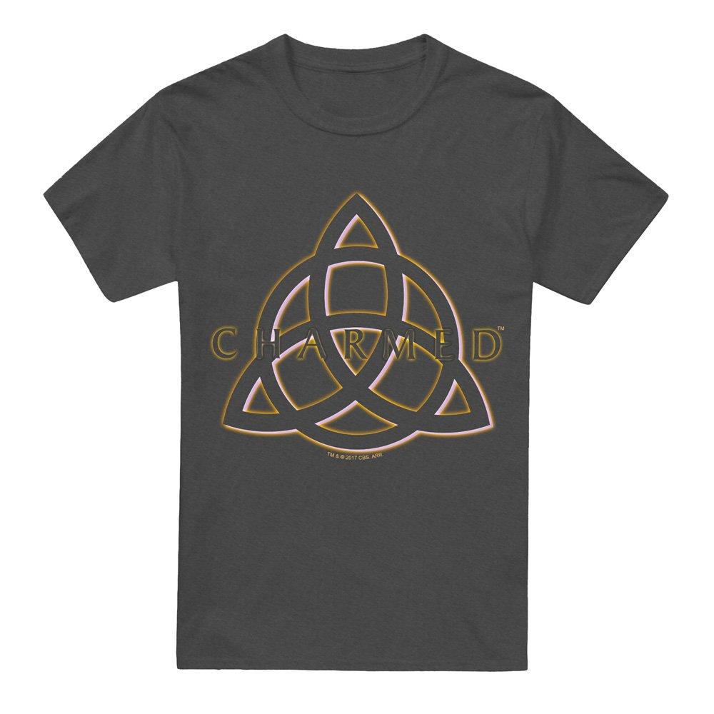 Charcoal - Other - Charmed Triple Linked Logo-Adult Heather Black - 4