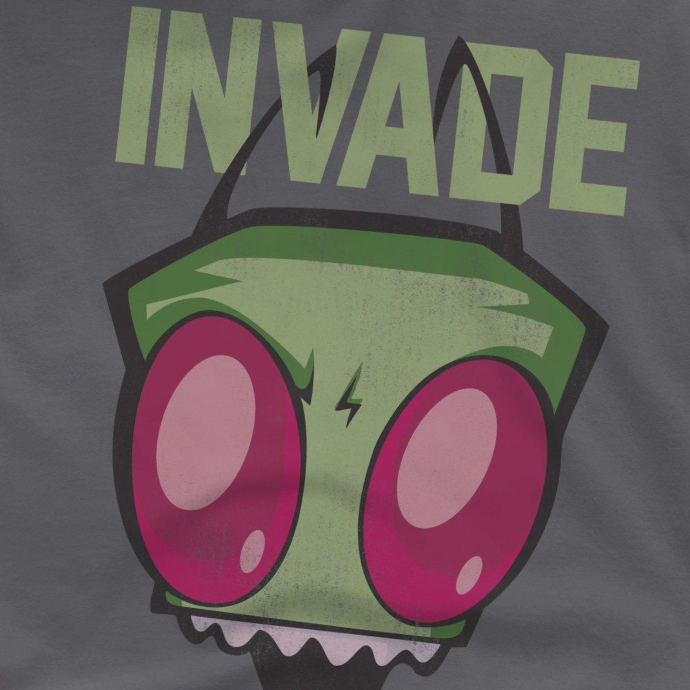 Charcoal - Other - Invader Zim Invade Unisex T Shirt Charcoal - 2