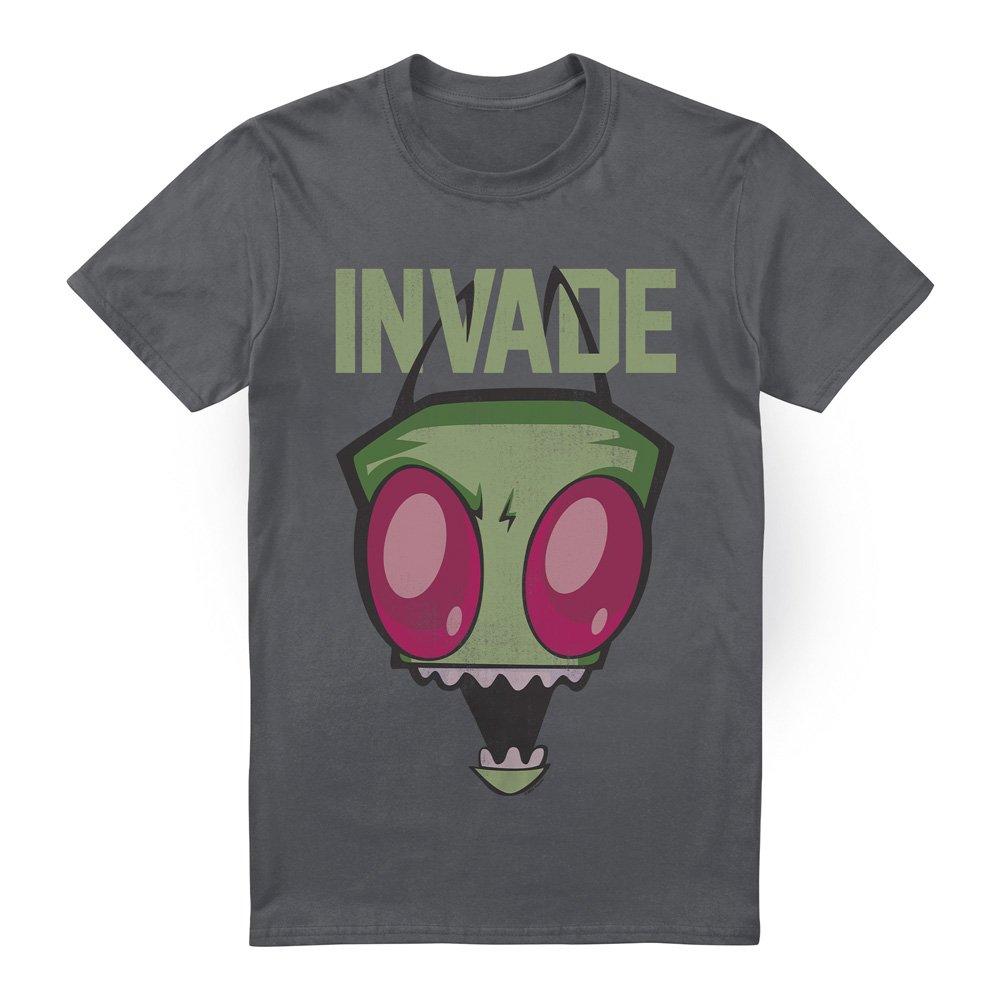Charcoal - Other - Invader Zim Invade Unisex T Shirt Charcoal - 4
