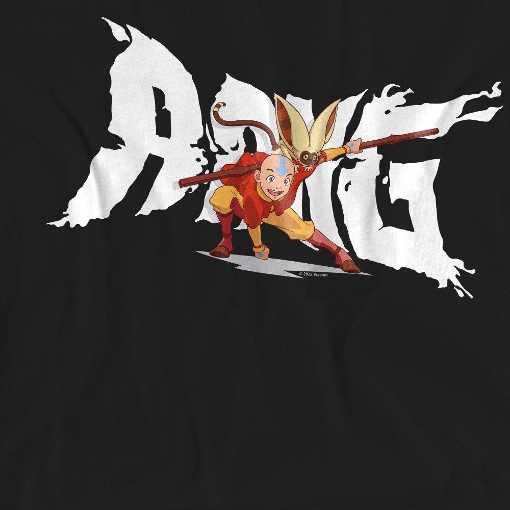 Black - Other - Avatar The Last Airbender Aang And Momo T-Shirt B - 2