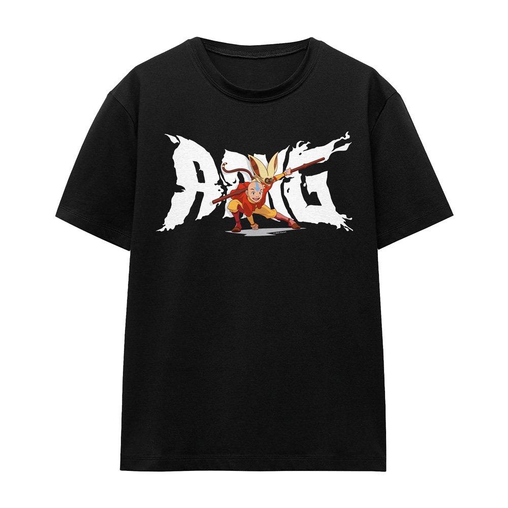 Black - Other - Avatar The Last Airbender Aang And Momo T-Shirt B - 4