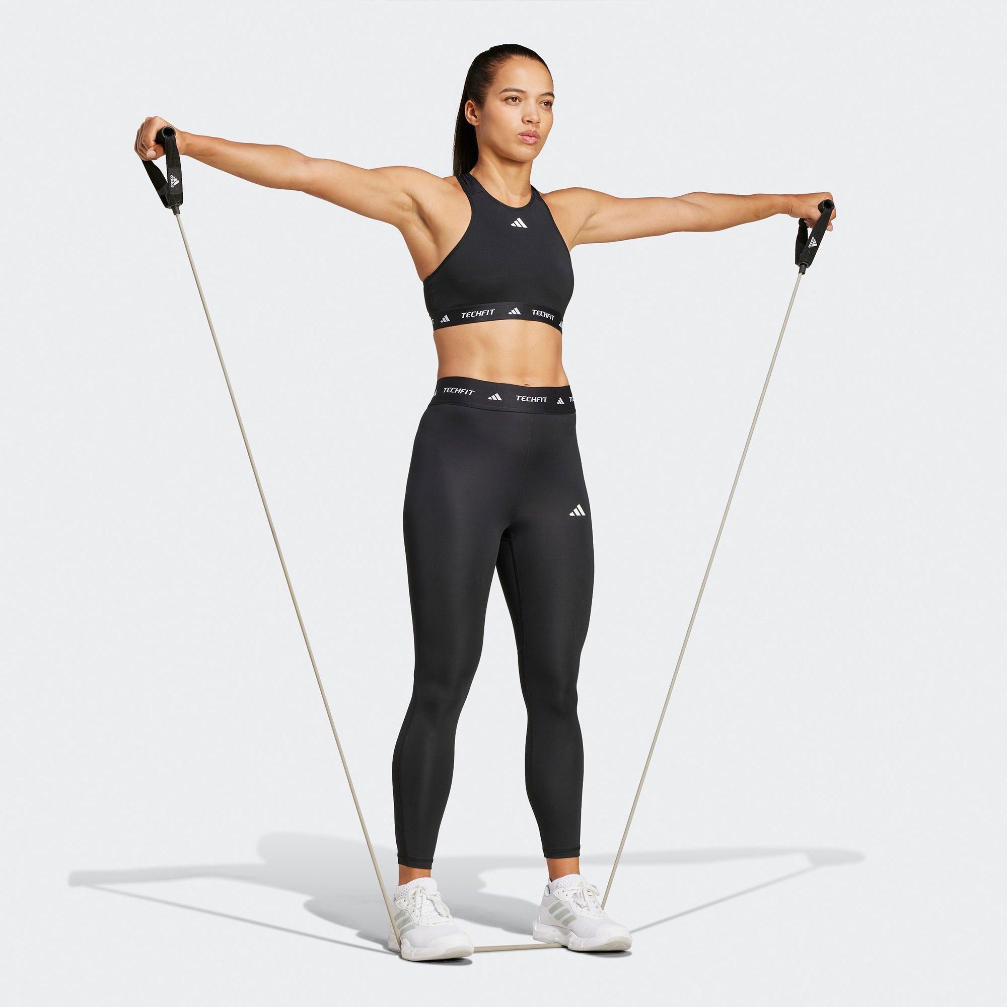 Black - adidas - TechFit Womens Performance 7/8 Tights - 3