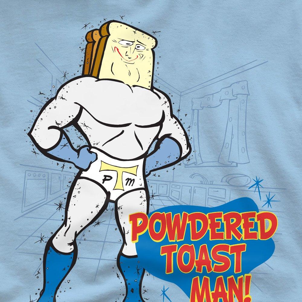 Light Blue - Other - Ren And Stimpy Powdered Toast Man Unisex T Shirt - 2