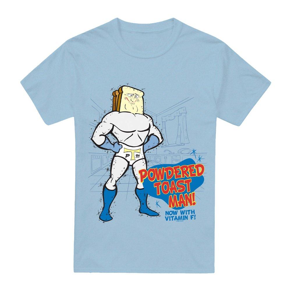 Light Blue - Other - Ren And Stimpy Powdered Toast Man Unisex T Shirt - 4