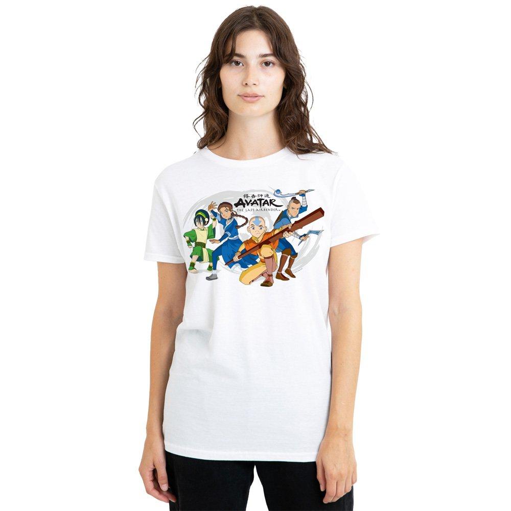 White - Other - Avatar The Last Airbender Avatars Group T-Shirt W - 1