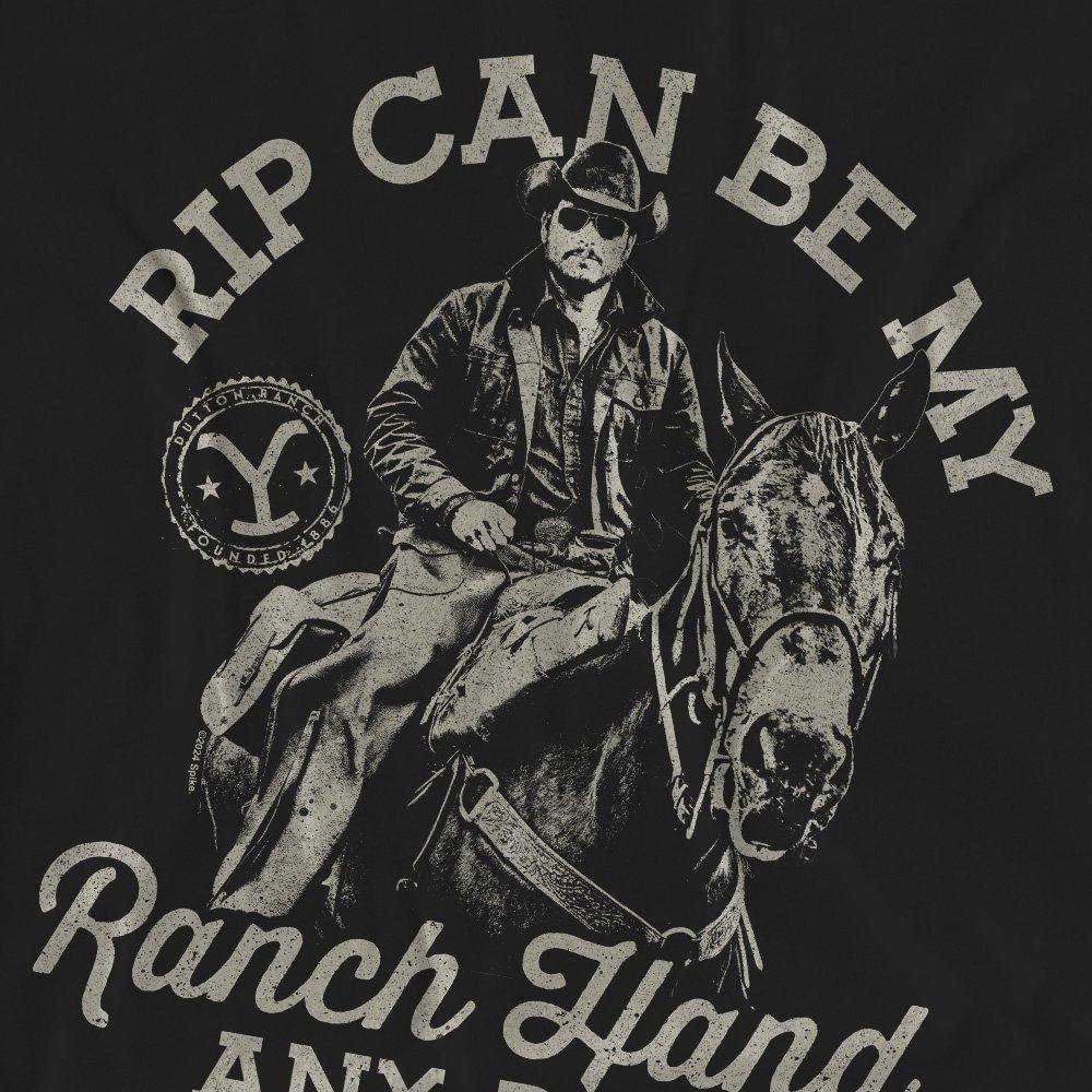 Black - Other - Yellowstone Rip Can Be My Ranch Hand T-Shirt Blac - 2