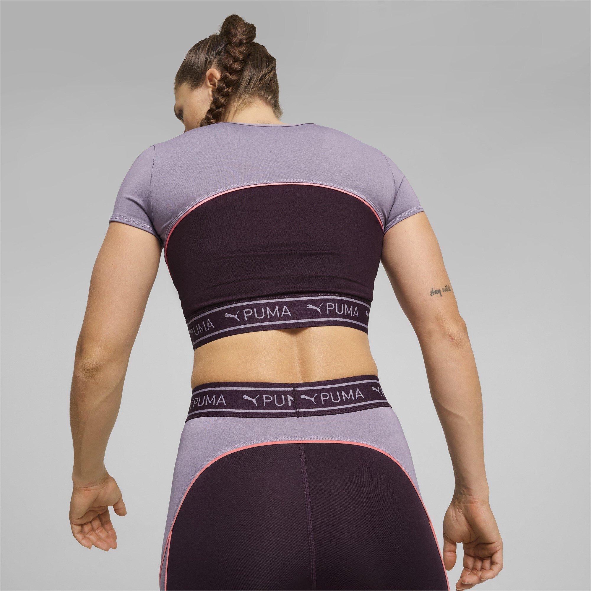 Pale Plum - Puma - STRONG Womens Performance Cropped T Shirt - 3