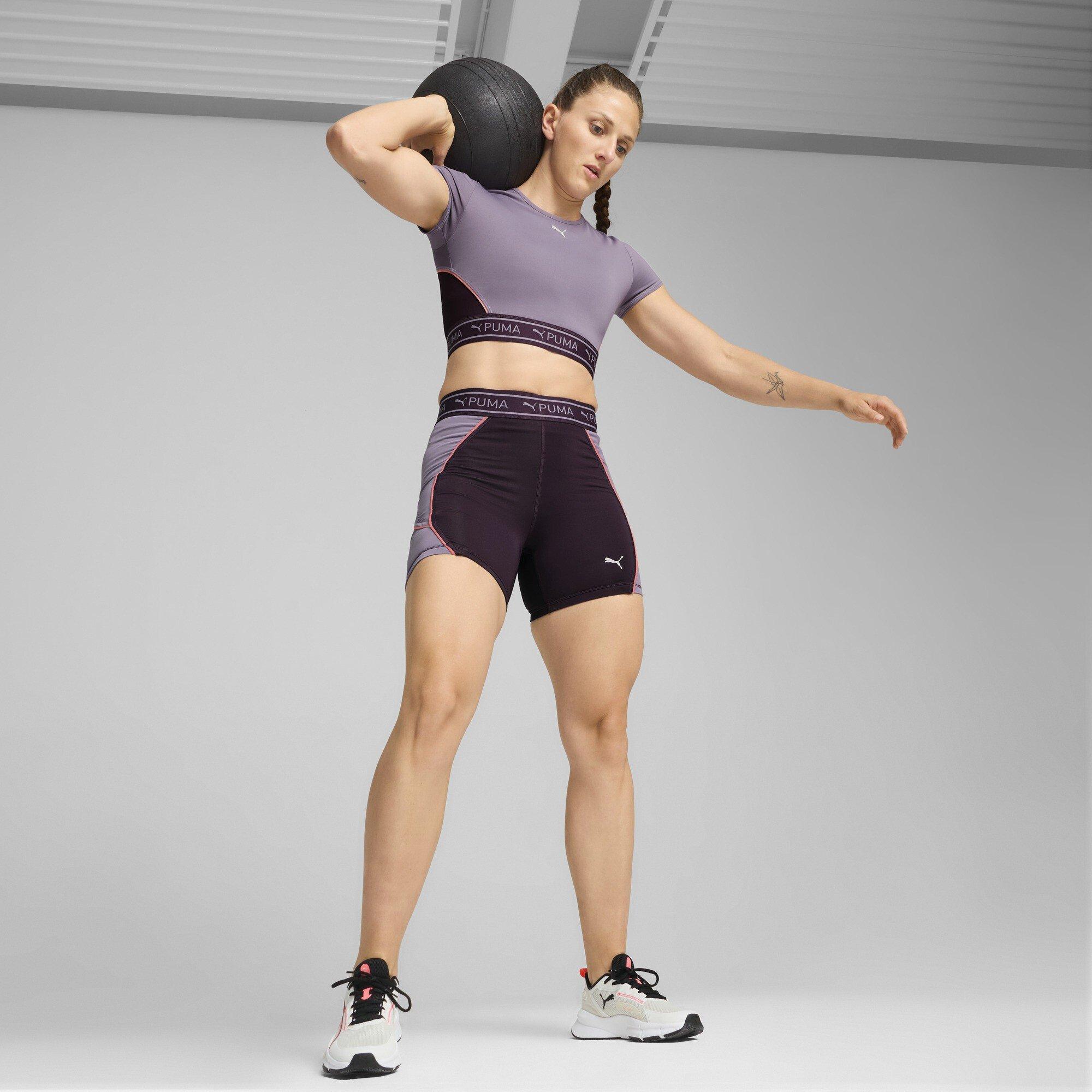 Pale Plum - Puma - PUMA STRONG Womens Performance Cropped T Shirt - 5