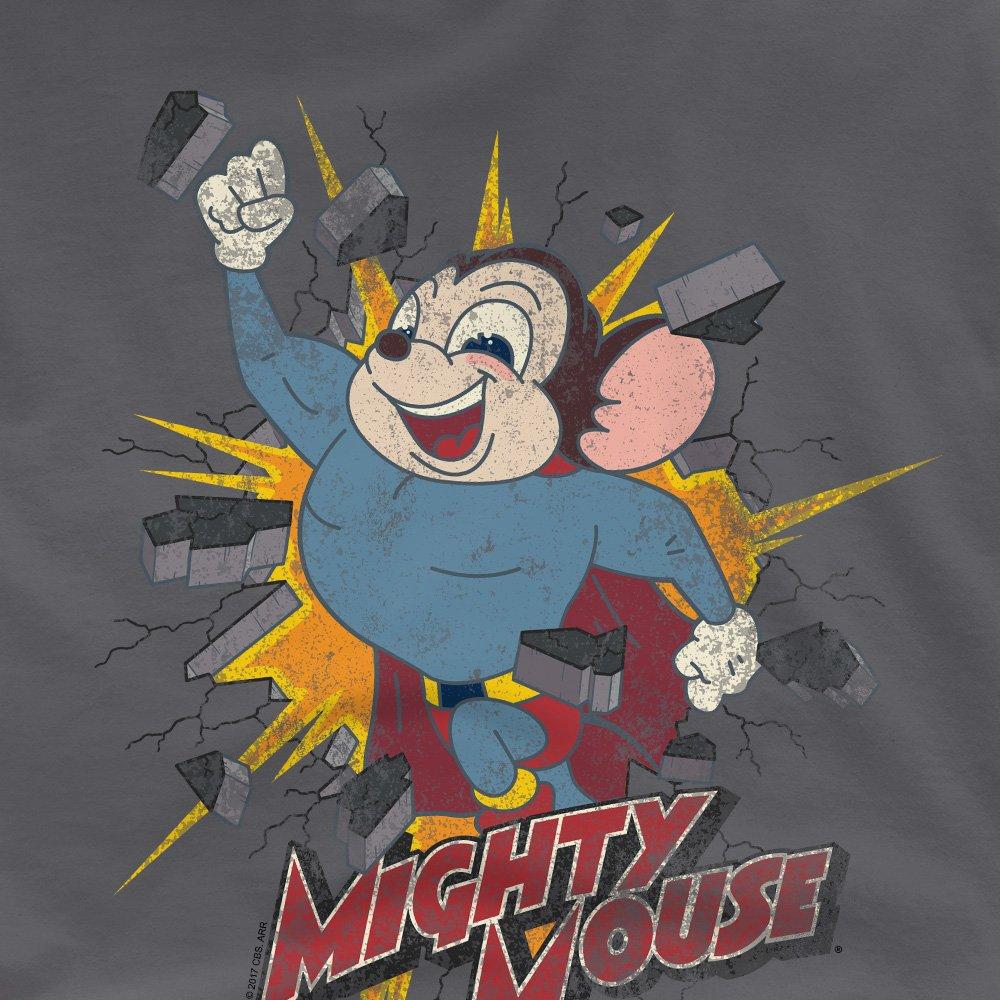 Charcoal - Other - Mighty Mouse Break Through- Unisex T Shirt Charco - 2