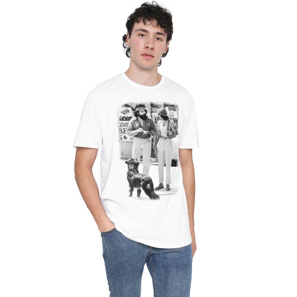 White - Other - Up In Smalloke Cheech Chong Dog Unisex T Shirt Wh - 1