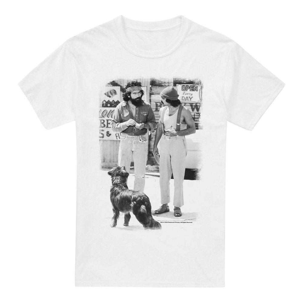 White - Other - Up In Smalloke Cheech Chong Dog Unisex T Shirt Wh - 4