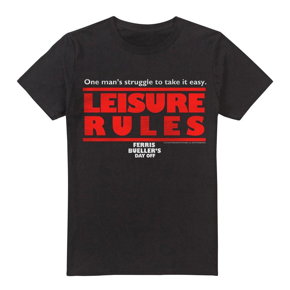 Black - Other - Ferris Bueller Leisure Rules Unisex T Shirt Black - 4