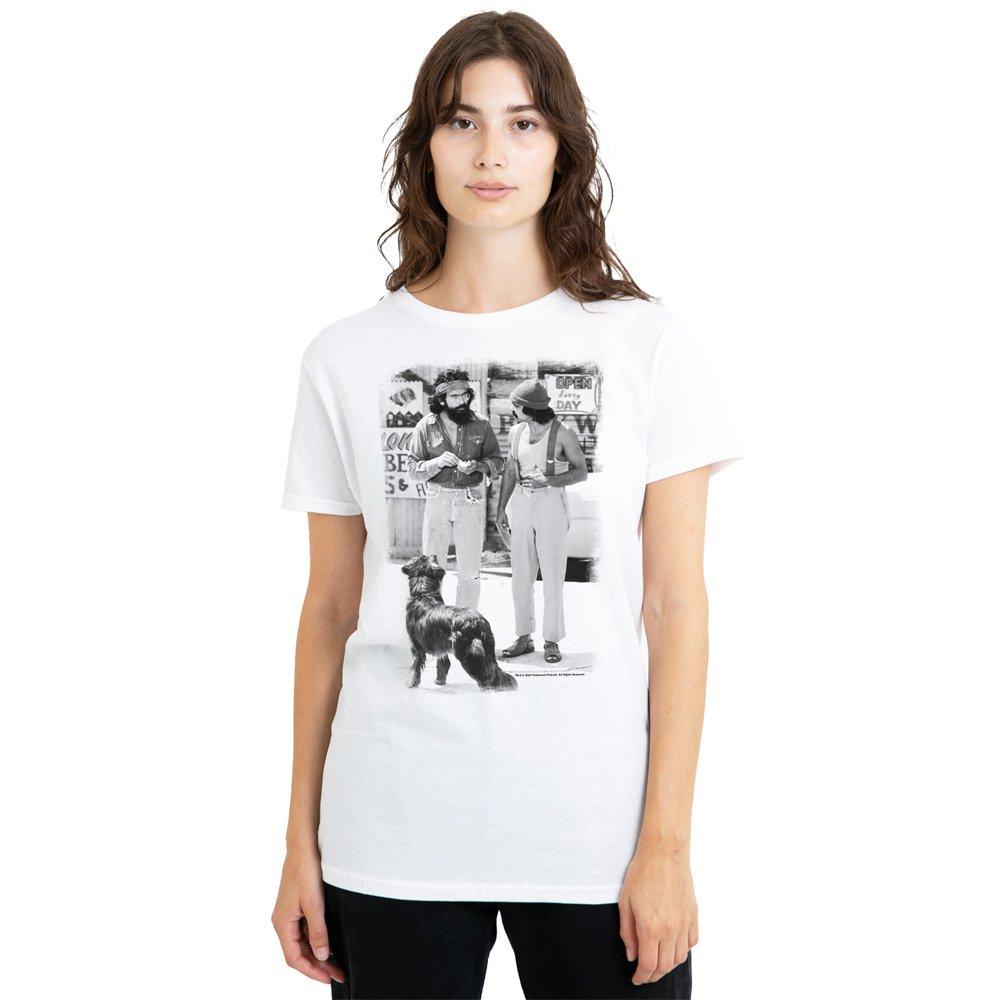 White - Other - Up In Smalloke Cheech Chong Dog T-Shirt White - 1